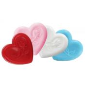 Savon Coeur avec rose rouge 